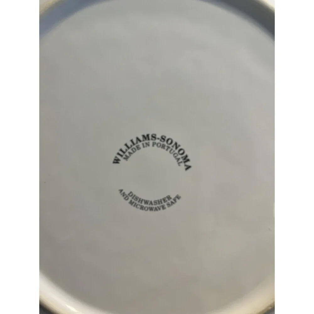 Williams Sonoma Floral Le Jardin 8.75” Luncheon Salad Plates Portugal 4pc